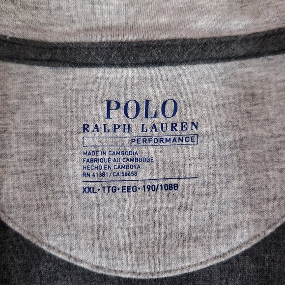 Polo Ralph Lauren Performance Mens Size XXL Gray 1/4 Zip Pullover Sweatshirt - Picture 8 of 12
